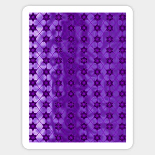 PURPLE Star Pattern Sticker